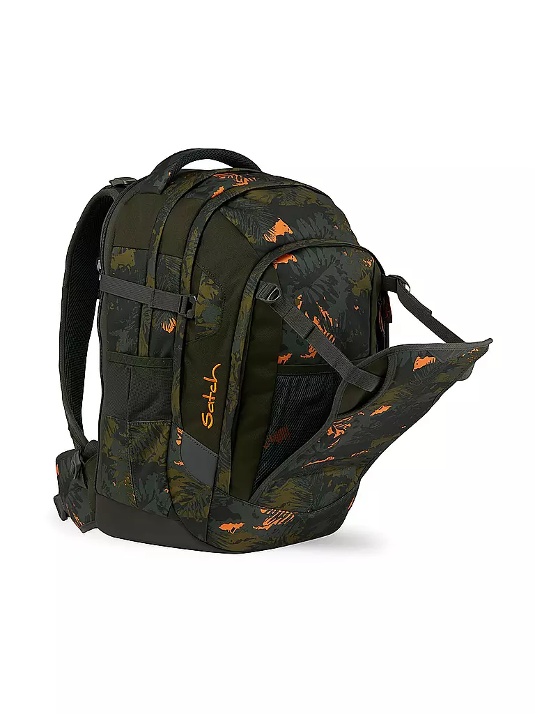 SATCH | Mochila escolar Satch Match Jurassic Jungle | Verde oscuro