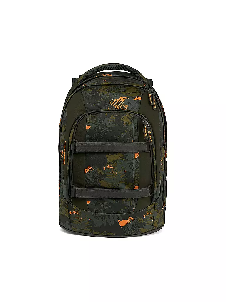 SATCH | Mochila escolar Satch Pack Jurassic Jungle | Verde oscuro