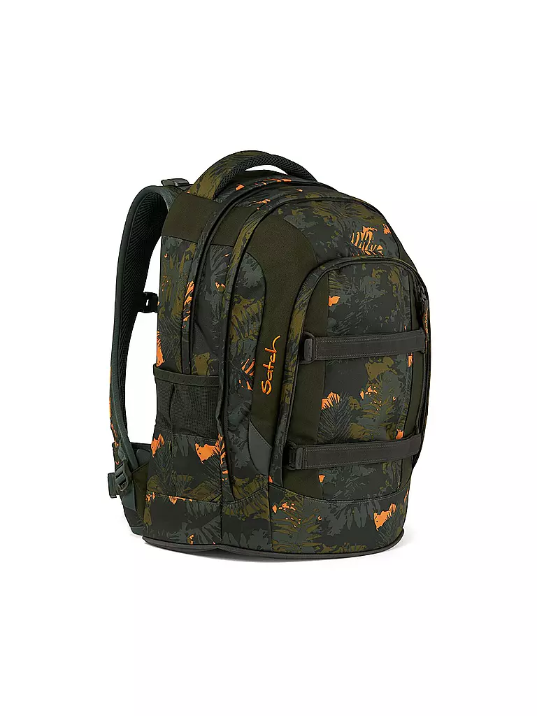 SATCH | Mochila escolar Satch Pack Jurassic Jungle | Verde oscuro