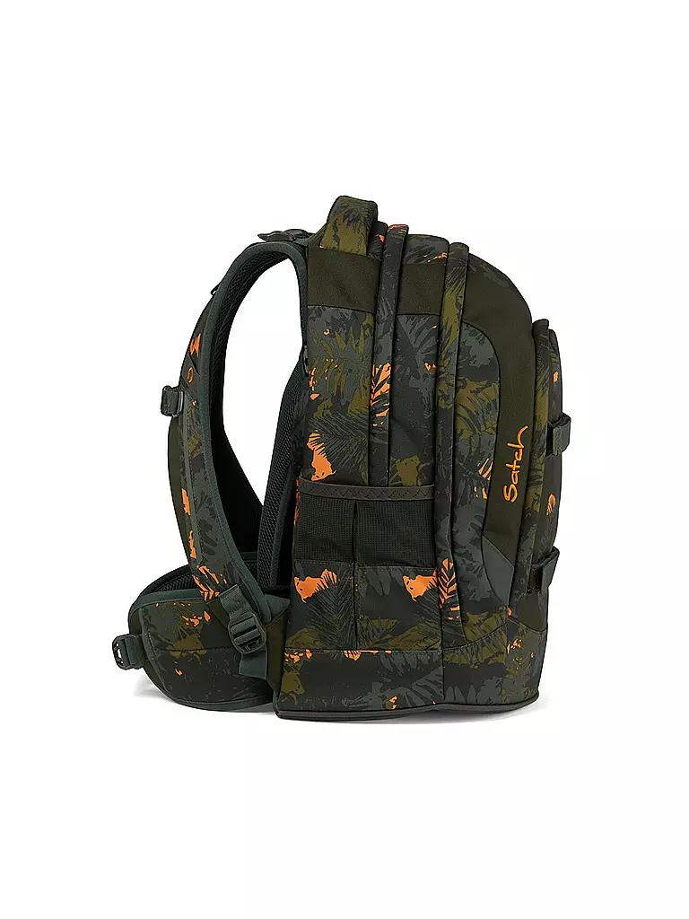 SATCH | Mochila escolar Satch Pack Jurassic Jungle | Verde oscuro