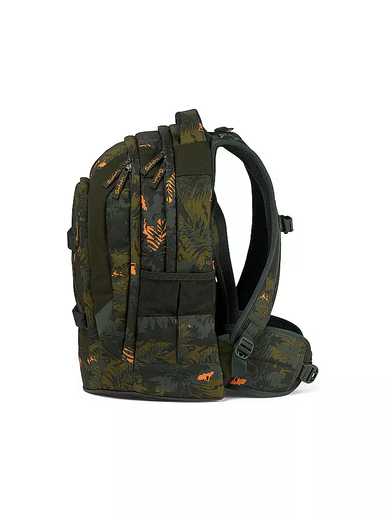 SATCH | Mochila escolar Satch Pack Jurassic Jungle | Verde oscuro