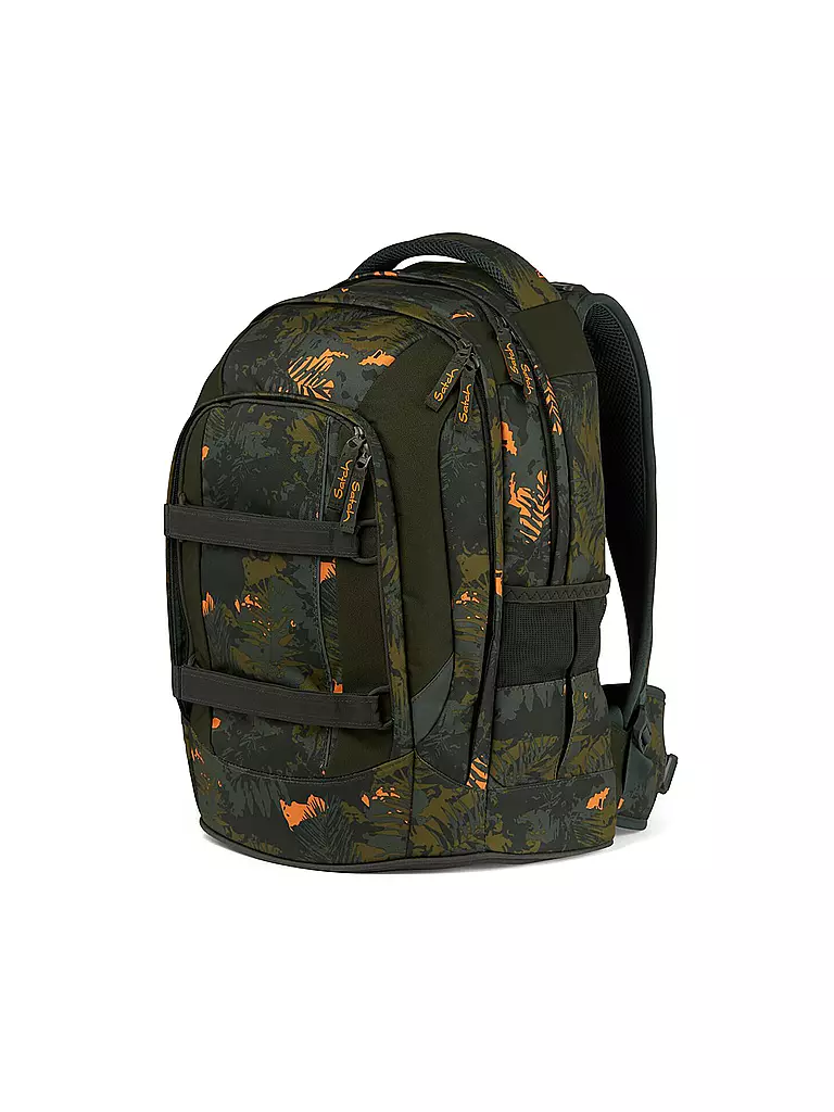 SATCH | Mochila escolar Satch Pack Jurassic Jungle | Verde oscuro
