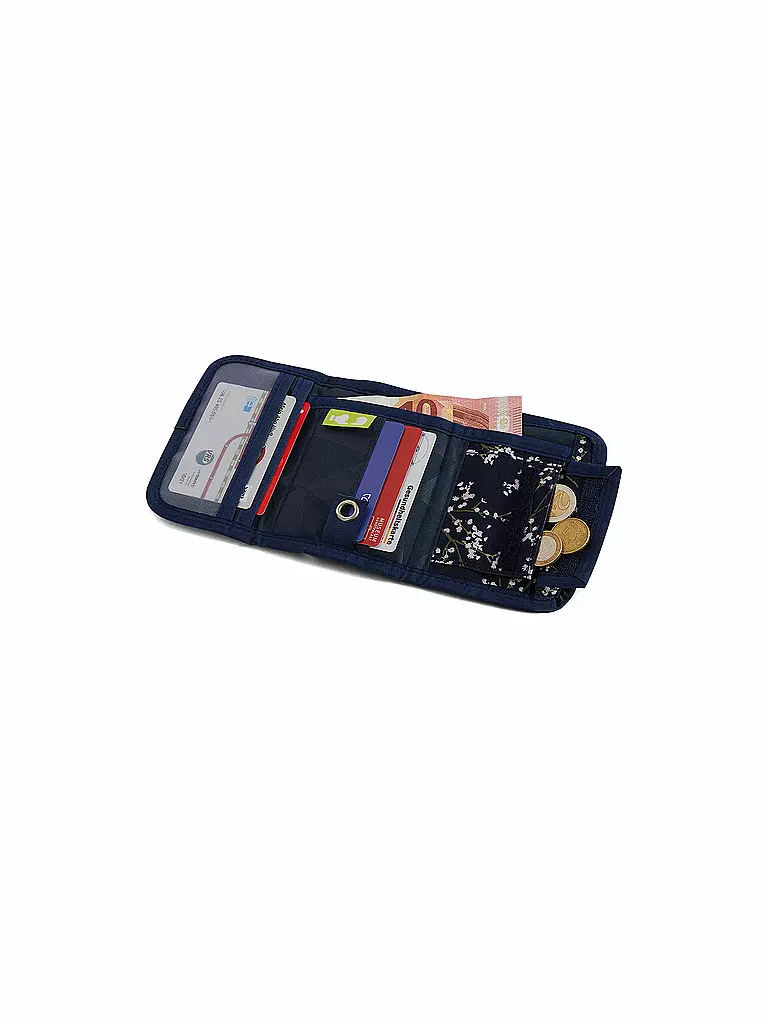 SATCH | Monedero Bloomy Breeze | Azul oscuro