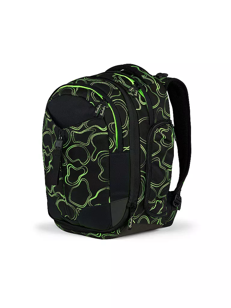 SATCH | Schulrucksack Match Green Supreme | Negro