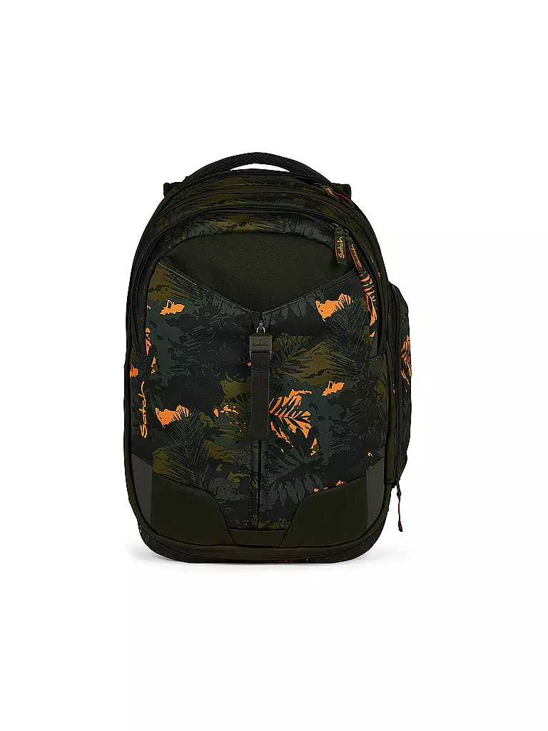 SATCH | Schulrucksack Match Jurassic Jungle | Verde oscuro