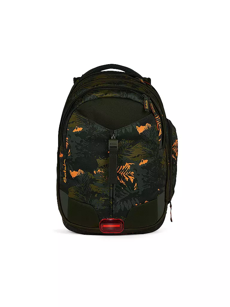 SATCH | Schulrucksack Match Jurassic Jungle | Verde oscuro