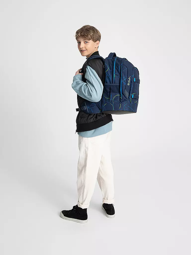 SATCH | Schulrucksack Pack - Blue Tech | Azul oscuro