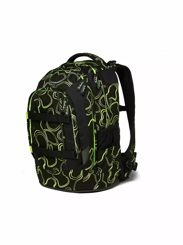SATCH | Schulrucksack Pack - Green Supreme | Negro