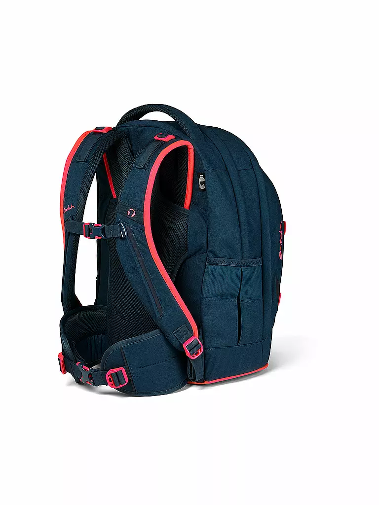 SATCH | Schulrucksack Pack - Pink Phantom | Azul oscuro