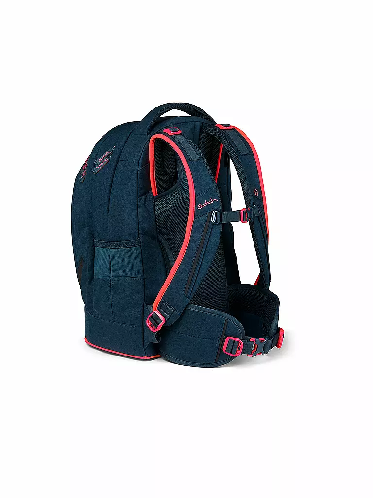 SATCH | Schulrucksack Pack - Pink Phantom | Azul oscuro