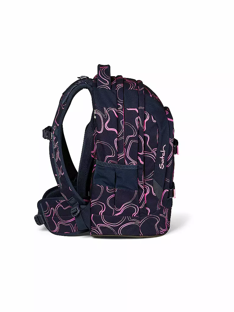 SATCH | Schulrucksack Pack - Pink Supreme | Azul oscuro