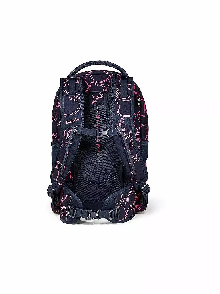 SATCH | Schulrucksack Pack - Pink Supreme | Azul oscuro