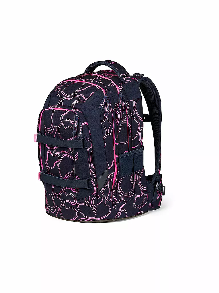 SATCH | Schulrucksack Pack - Pink Supreme | Azul oscuro