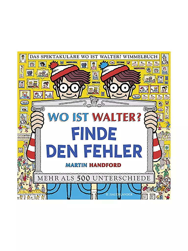 SAUERLAENDER VERLAG | Wo ist Walter? Finde den Fehler | Sin color