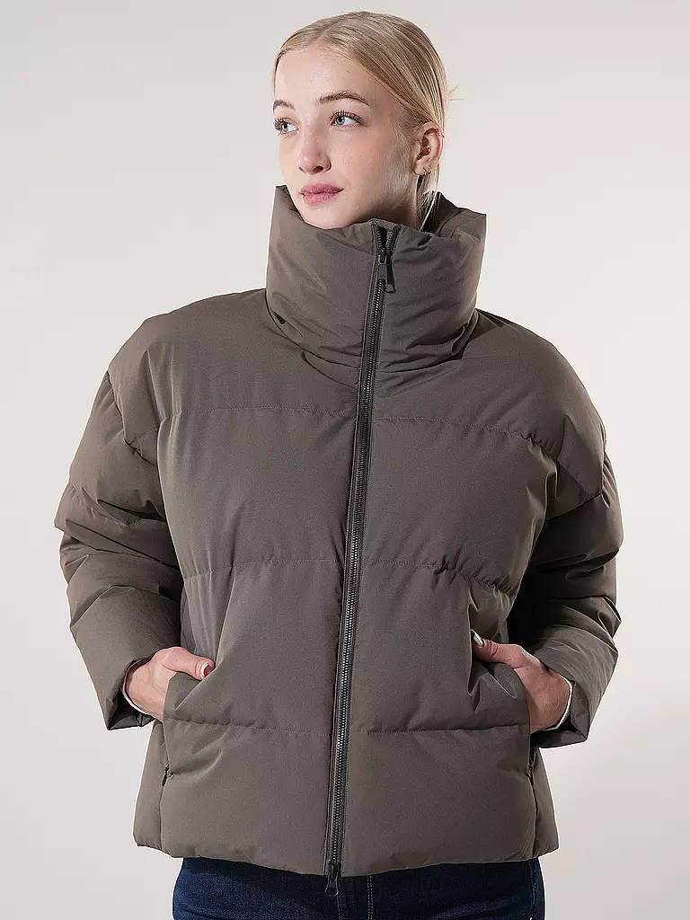 SCANDINAVIAN EDITION | Daunenjacke BLOCK | Marrón