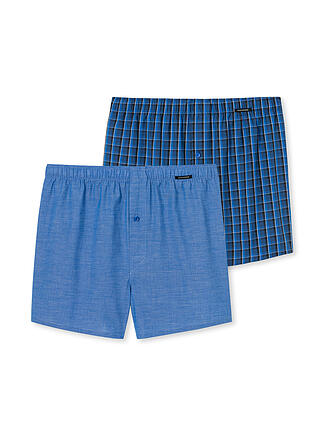 SCHIESSER | Boxershorts Paquete de 2 royal