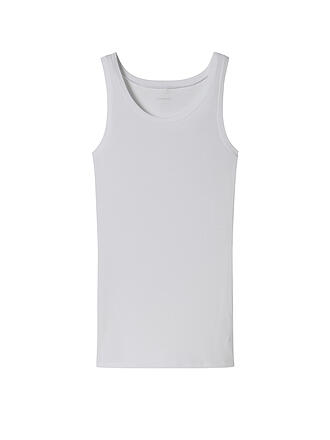 SCHIESSER | Top - Camiseta de tirantes RIB blanco
