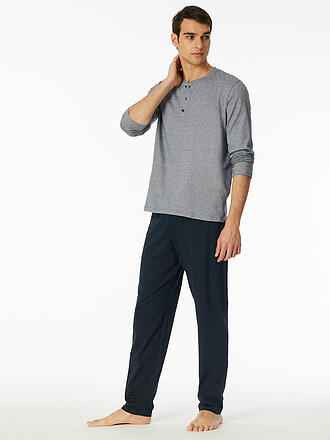 SCHIESSER | Pijama azul noche