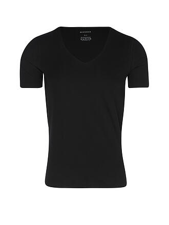 SCHIESSER | Camiseta negra