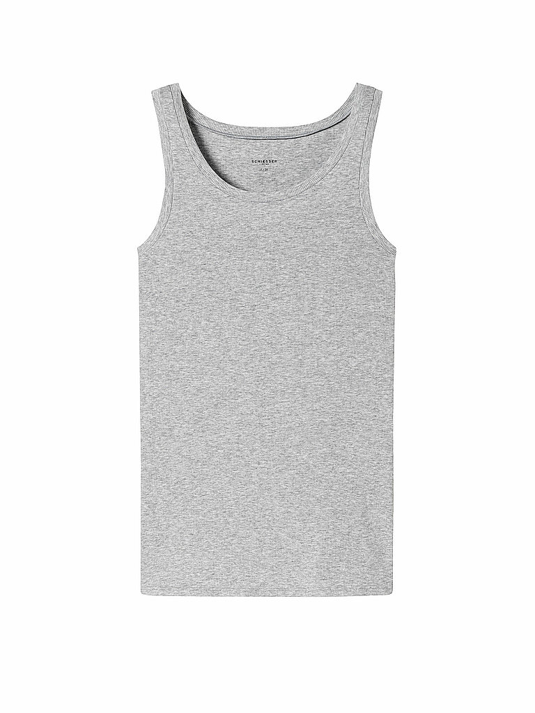 Top - Camiseta de tirantes RIB gris jaspeado gris claro 42