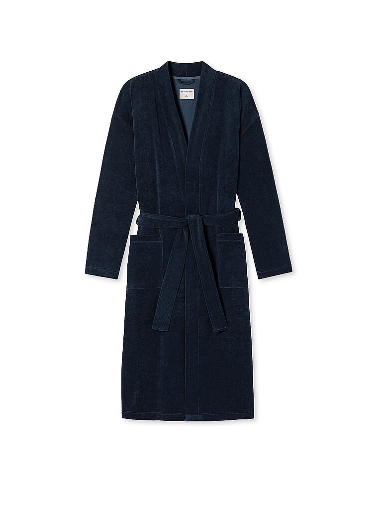 Schiesser Albornoz azul oscuro
