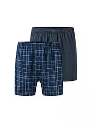 SCHIESSER | Boxershorts Paquete de 2 surtido 11 | Azul