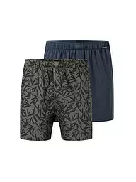 SCHIESSER | Boxershorts Paquete de 2 surtido 11 | Azul