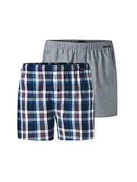 SCHIESSER | Boxershorts Paquete de 2 surtido 5 | Azul
