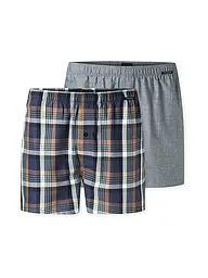 SCHIESSER | Boxershorts Paquete de 2 surtido 5 | Azul