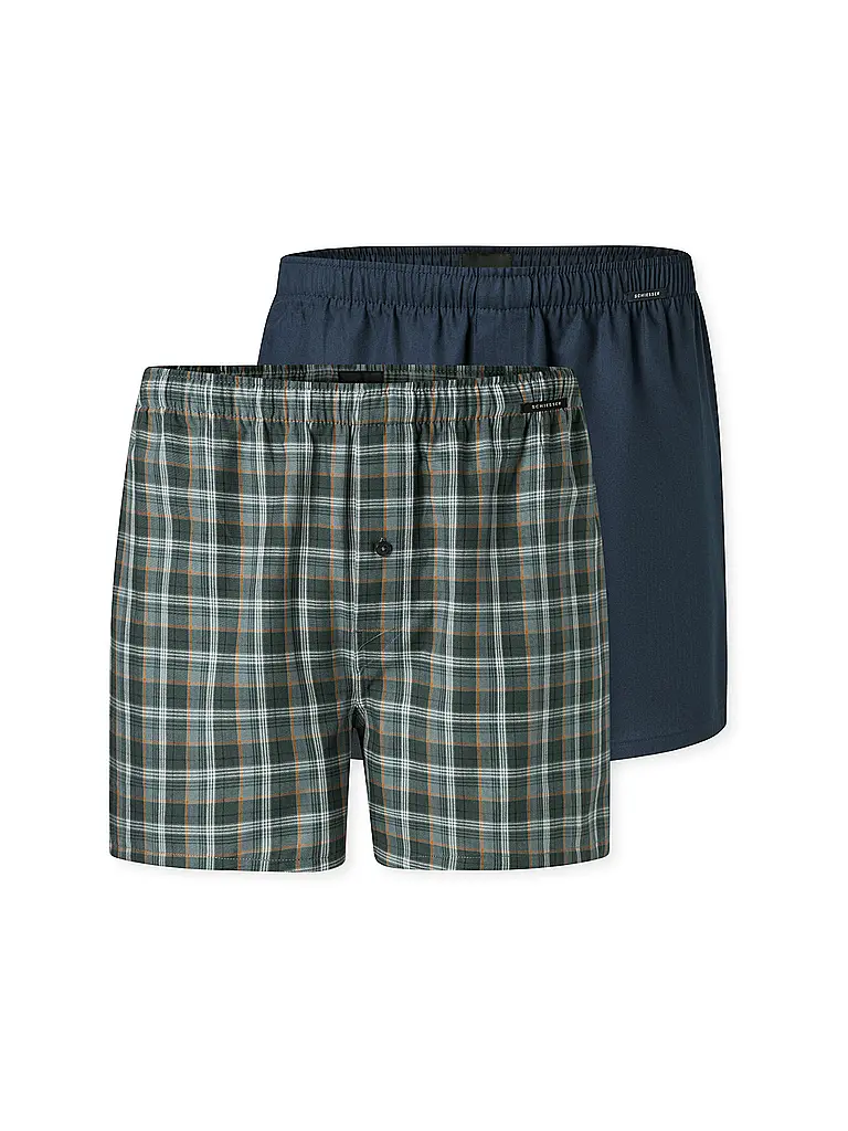 SCHIESSER | Boxershorts Paquete de 2 surtido 5 | Azul