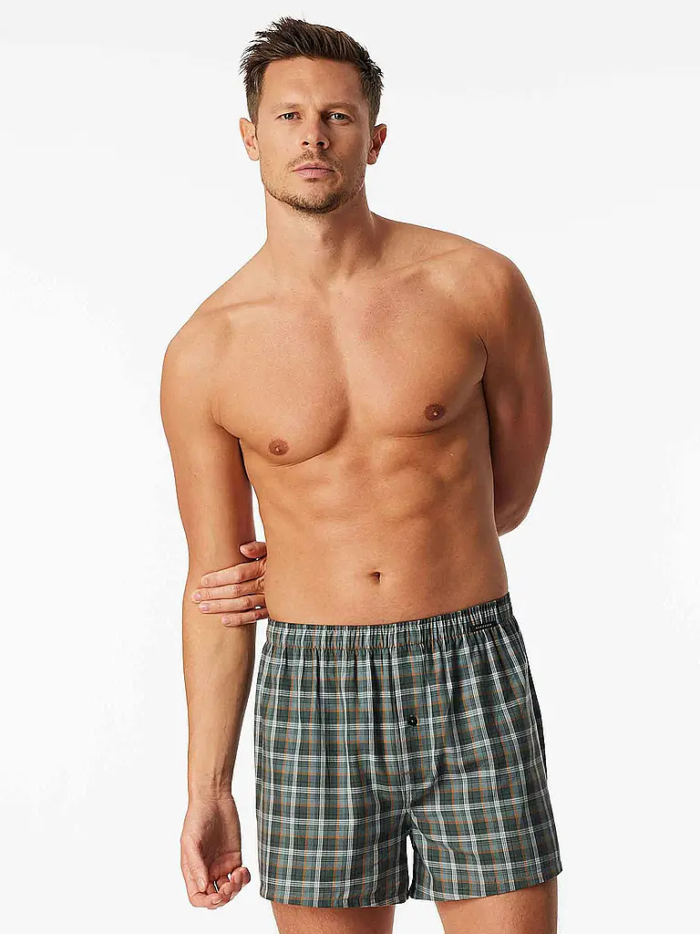 SCHIESSER | Boxershorts Paquete de 2 surtido 5 | Azul