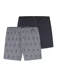 SCHIESSER | Boxershorts Paquete de 2 surtido 11 | Azul