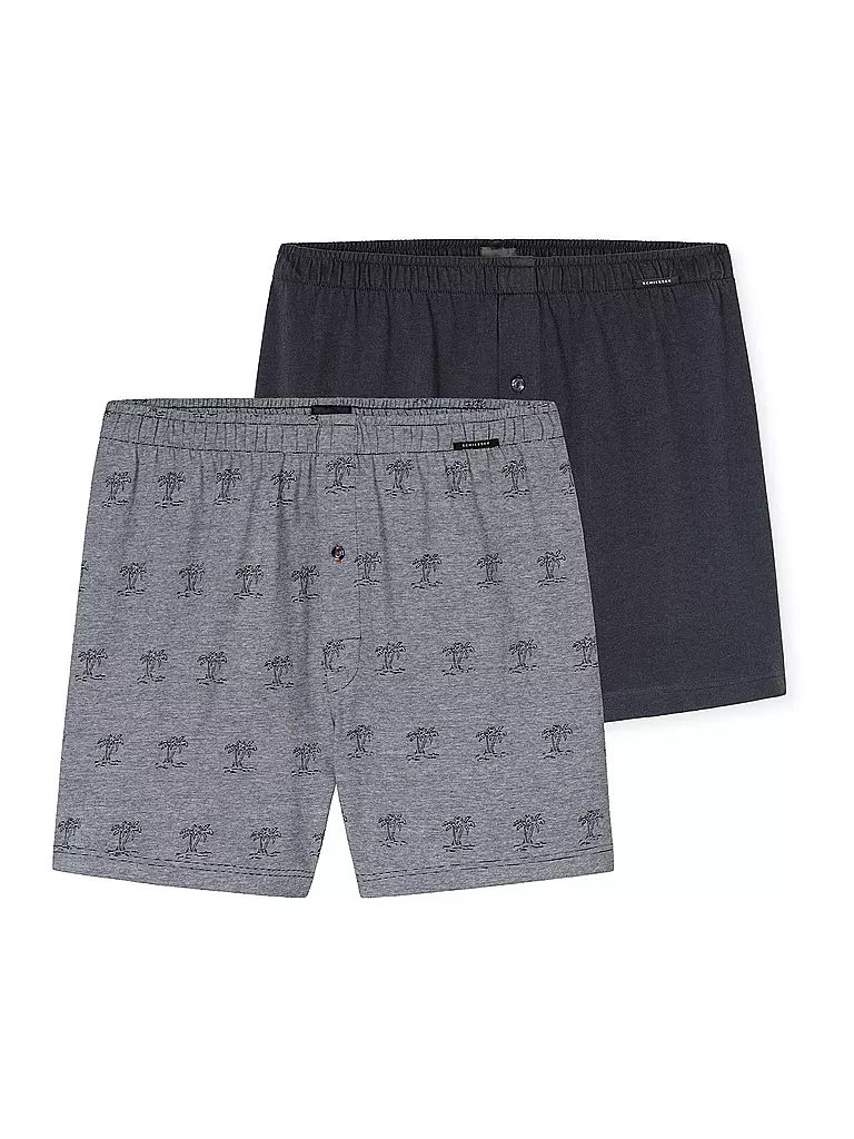 SCHIESSER | Boxershorts Paquete de 2 surtido 7 | Azul