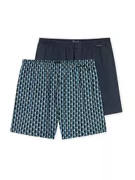 SCHIESSER | Boxershorts Paquete de 2 surtido 8 | Azul