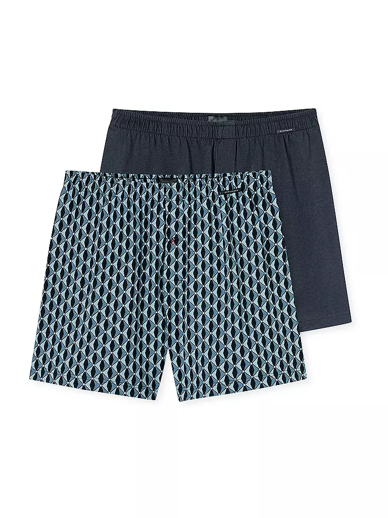 SCHIESSER | Boxershorts Paquete de 2 surtido 8 | Azul