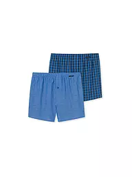 SCHIESSER | Boxershorts Paquete de 2 | Azul