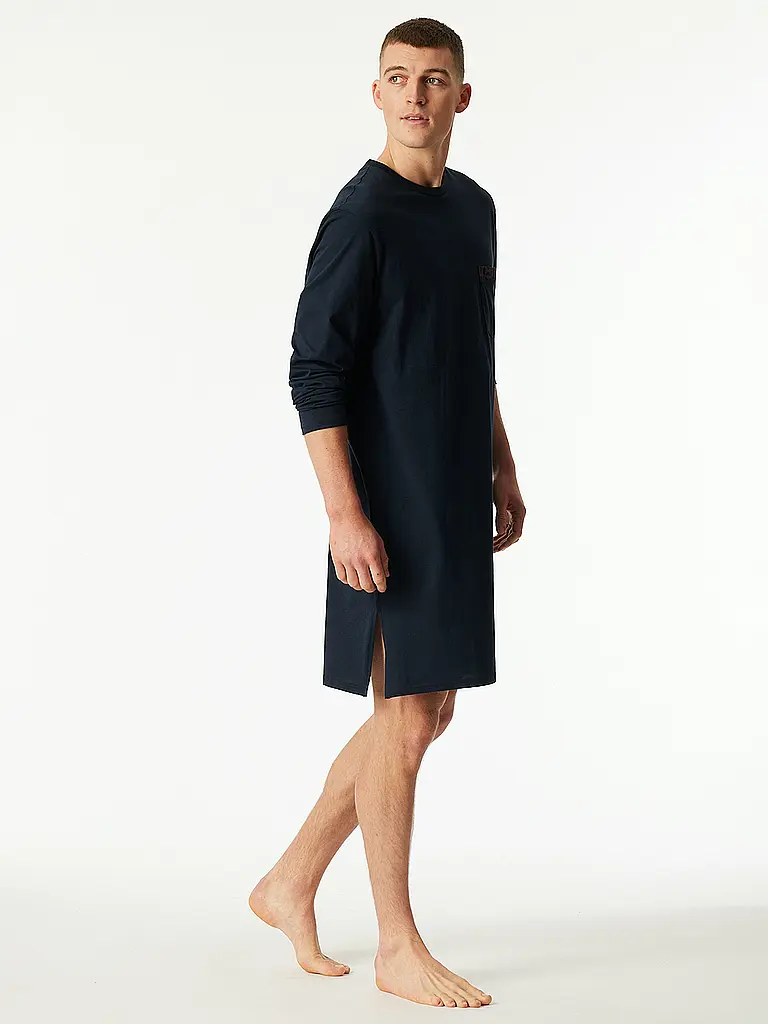 SCHIESSER | Camisón - Camiseta de dormir | Azul