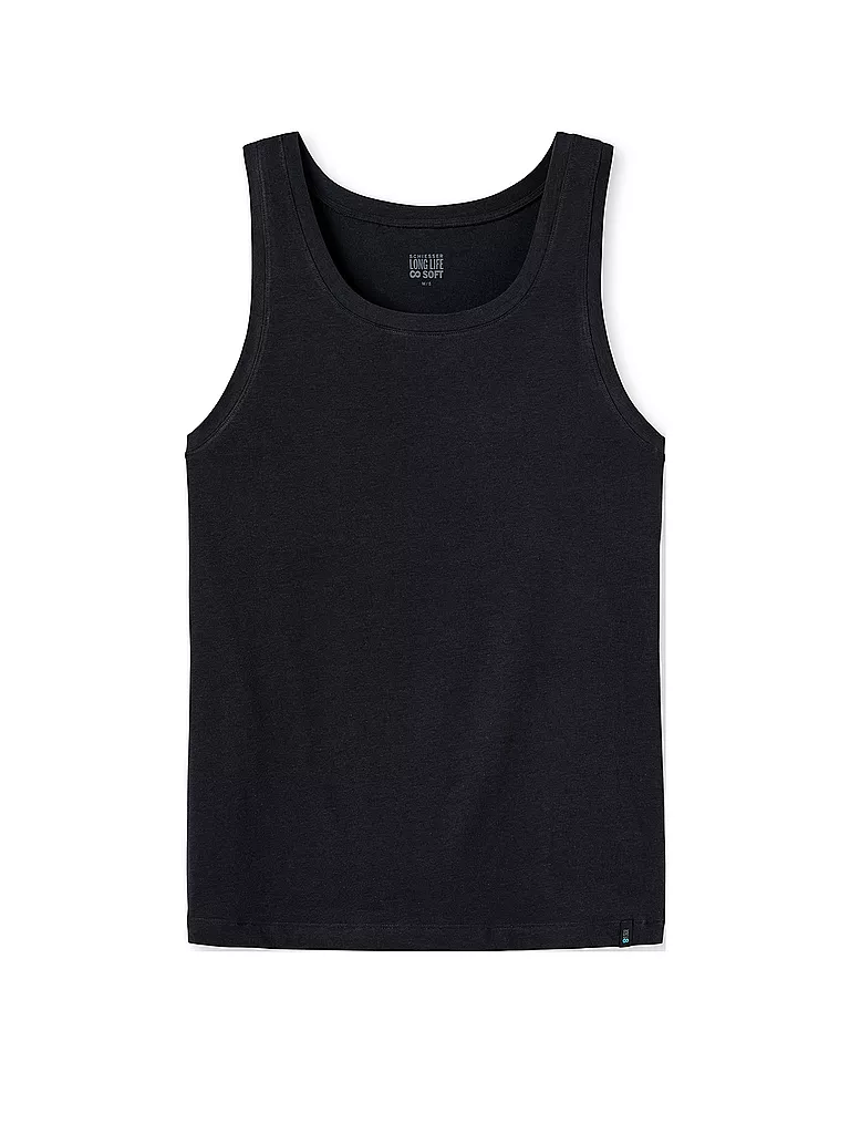 SCHIESSER | Camiseta "Long Life Soft" | Azul