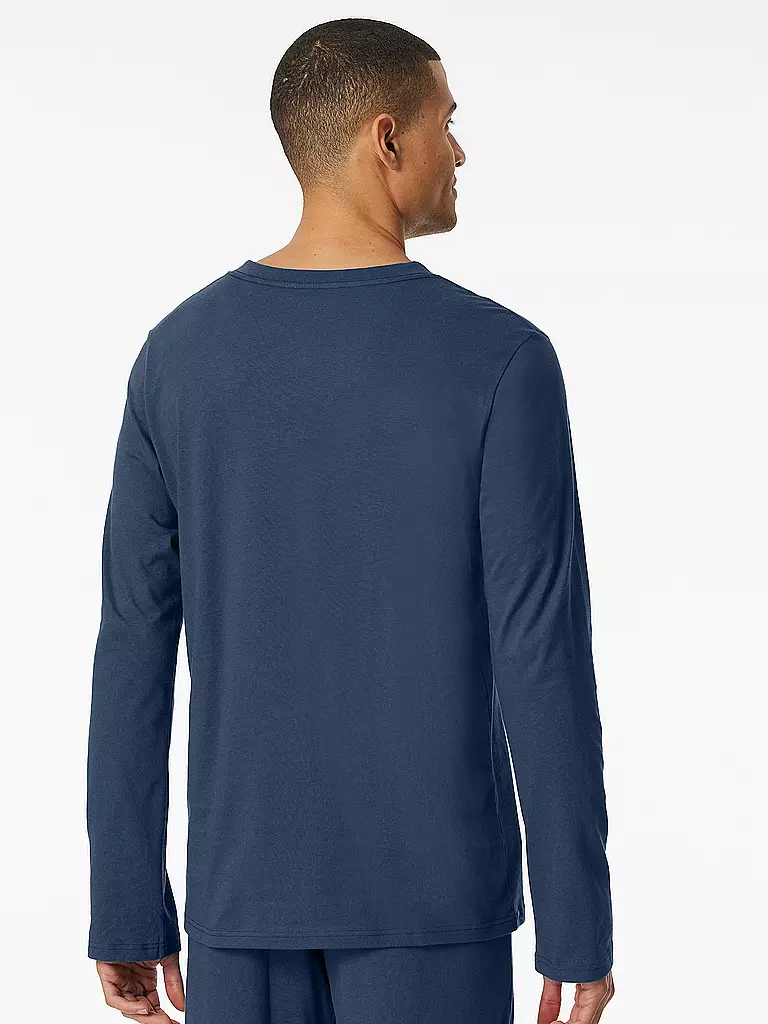 SCHIESSER | Camiseta de pijama de manga larga MIX + RELAX | 