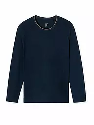 SCHIESSER | Camiseta de pijama de manga larga | Azul