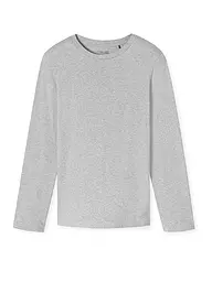 SCHIESSER | Camiseta de pijama de manga larga | Gris