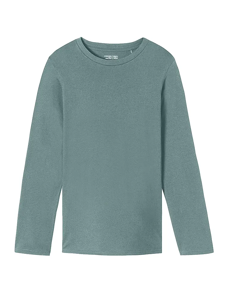 SCHIESSER | Camiseta de pijama de manga larga | Azul