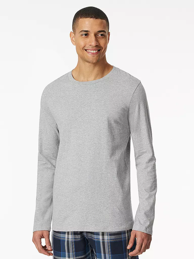 SCHIESSER | Camiseta de pijama de manga larga | 