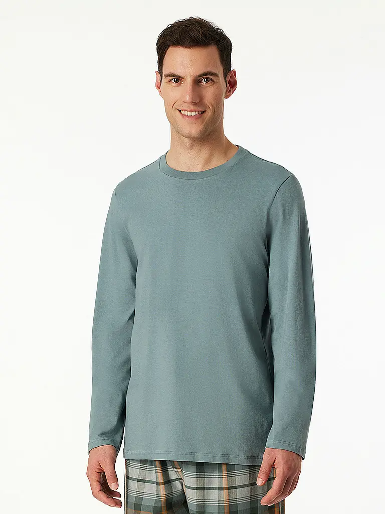 SCHIESSER | Camiseta de pijama de manga larga | 