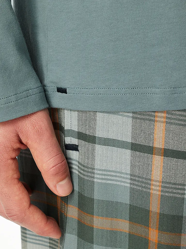 SCHIESSER | Camiseta de pijama de manga larga | 