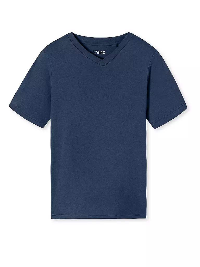 SCHIESSER | Camiseta de pijama MIX + RELAX | Azul