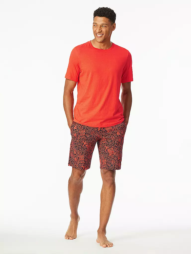 SCHIESSER | Camiseta de pijama | Naranja