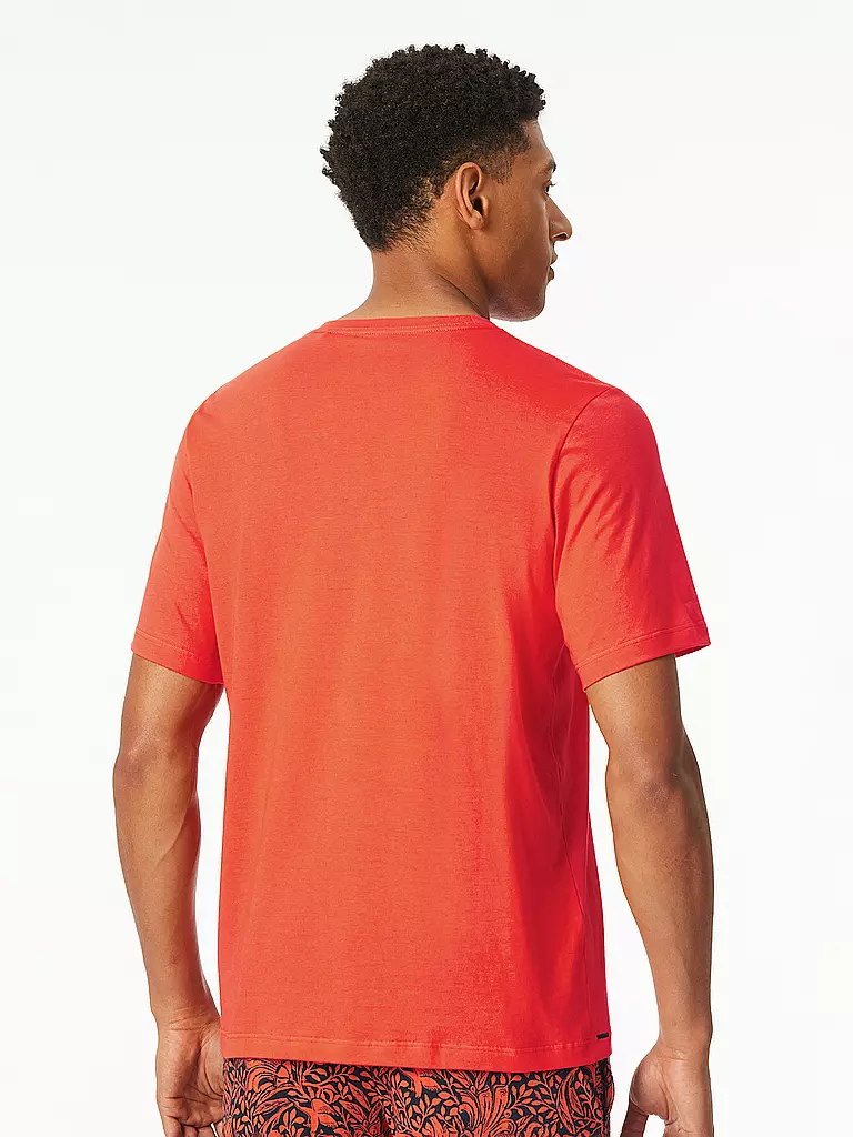 SCHIESSER | Camiseta de pijama | Naranja