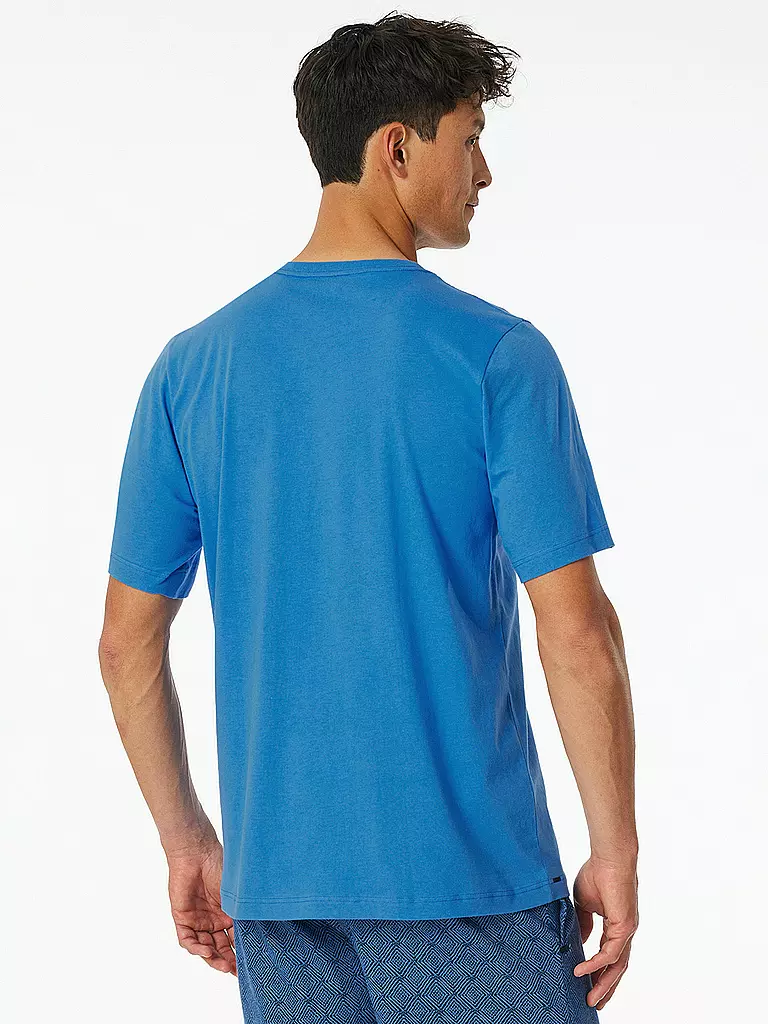 SCHIESSER | Camiseta de pijama | Azul