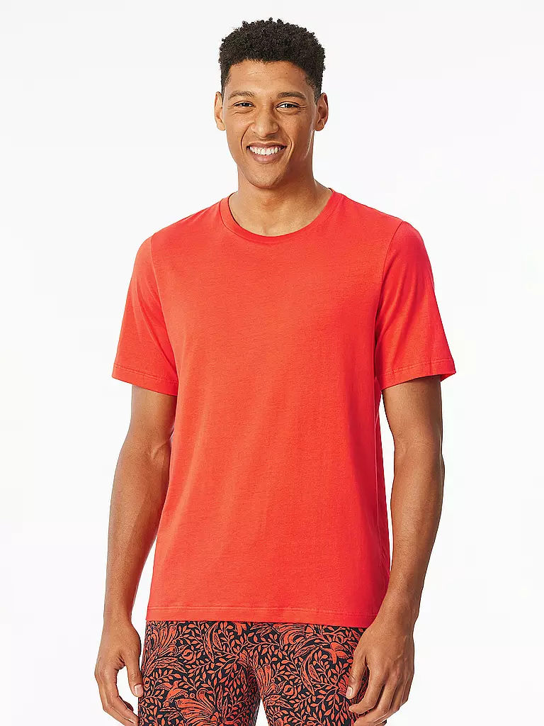 SCHIESSER | Camiseta de pijama | Naranja